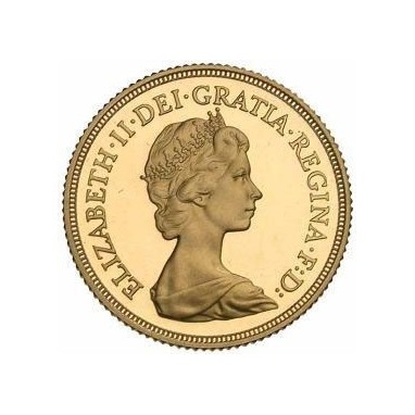 Sterlina Oro Elisabetta II  Coroncina