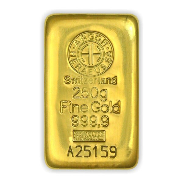 Lingotto Oro Puro 250 grammi